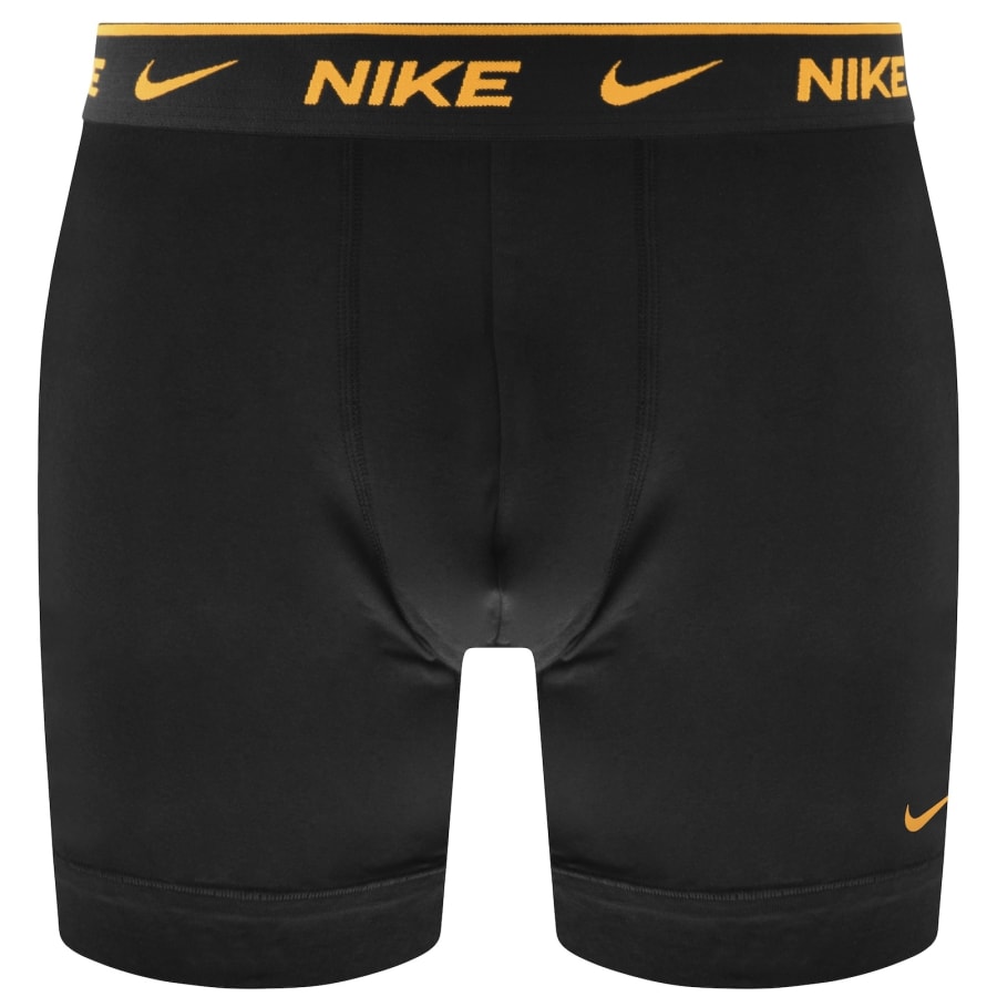 Image number 2 for Nike Logo 3 Pack Boxer Briefs Black