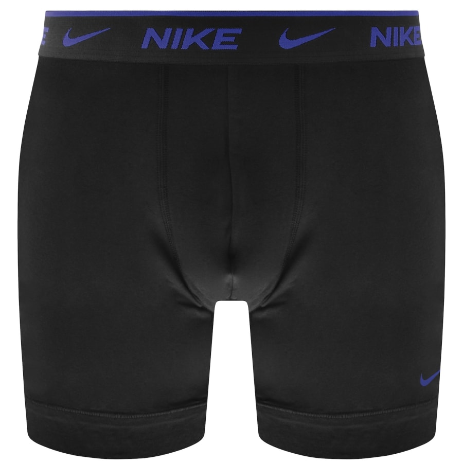 Image number 3 for Nike Logo 3 Pack Boxer Briefs Black