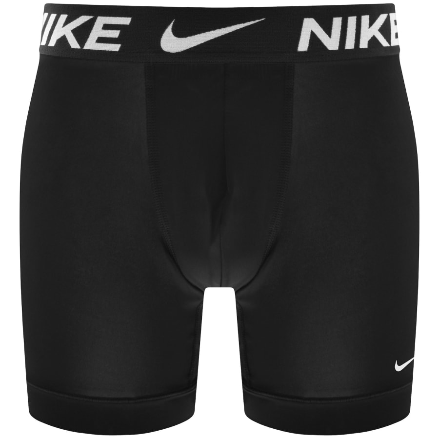 Image number 3 for Nike Logo 3 Pack Boxer Shorts Black