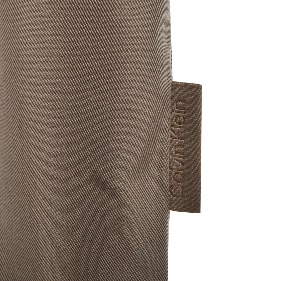 Image number 4 for Calvin Klein Overshirt Jacket Fossil Brown