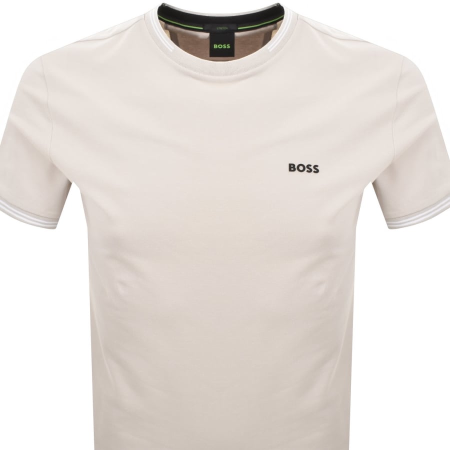 Image number 2 for BOSS Taul T Shirt Beige