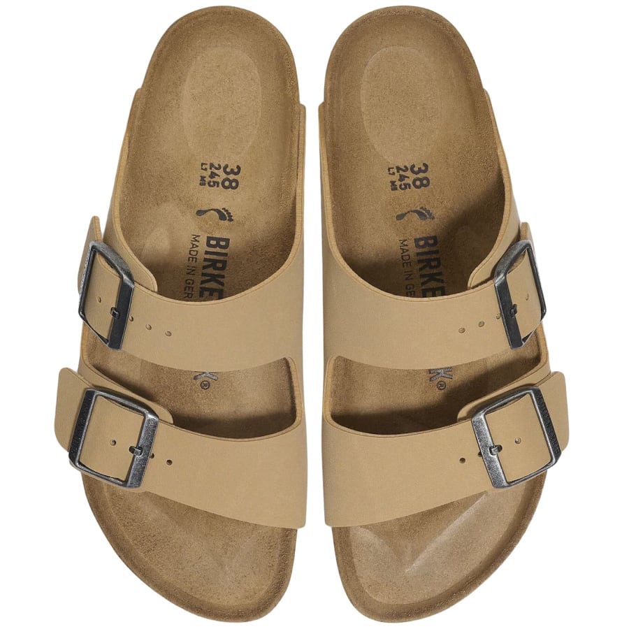 Image number 1 for Birkenstock Arizona Sandals Latte Cream