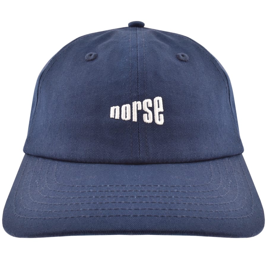 Image number 1 for Norse Projects Twill Sports 6 Cap Blue
