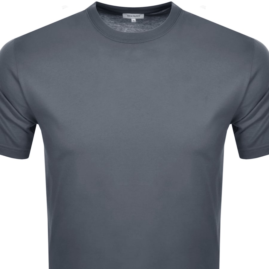 Image number 2 for Norse Projects Logo T Shirt Blue