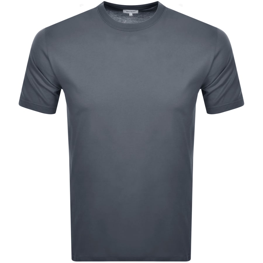 Image number 1 for Norse Projects Logo T Shirt Blue
