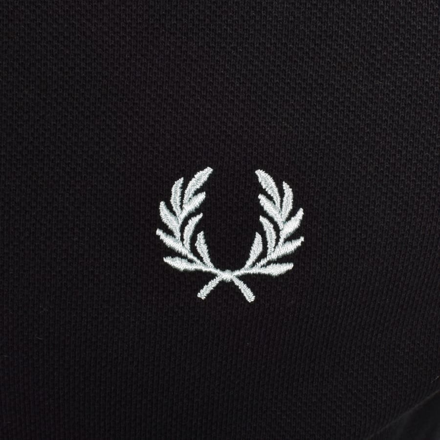 Image number 3 for Fred Perry Twin Tipped Polo T Shirt Black