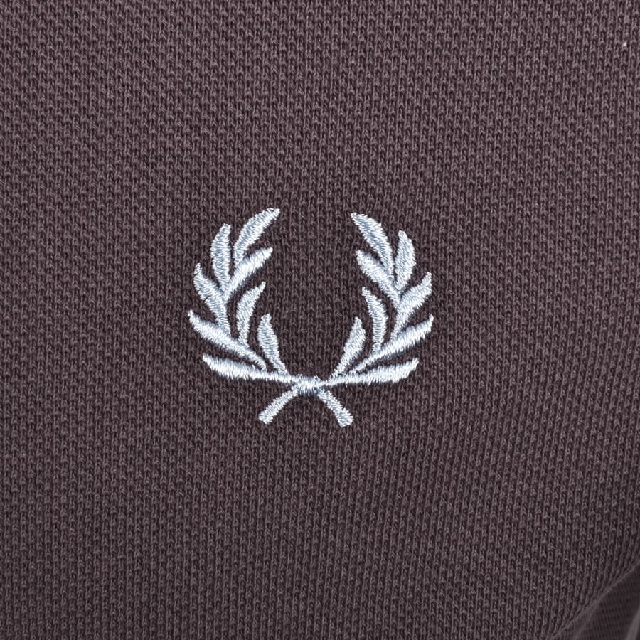 Image number 3 for Fred Perry Twin Tipped Polo Brown