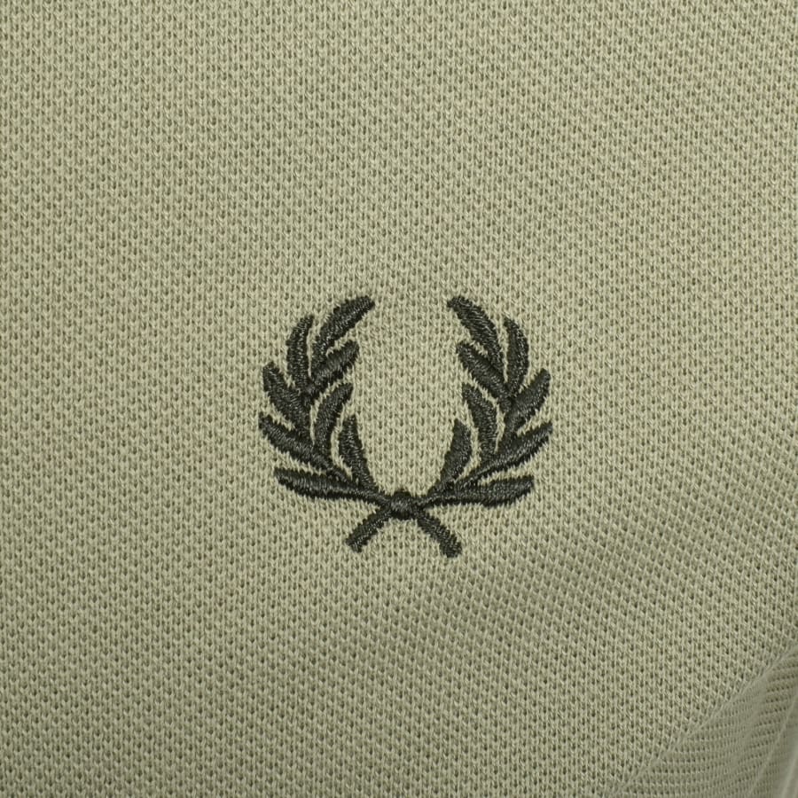 Image number 3 for Fred Perry Twin Tipped Polo T Shirt Green