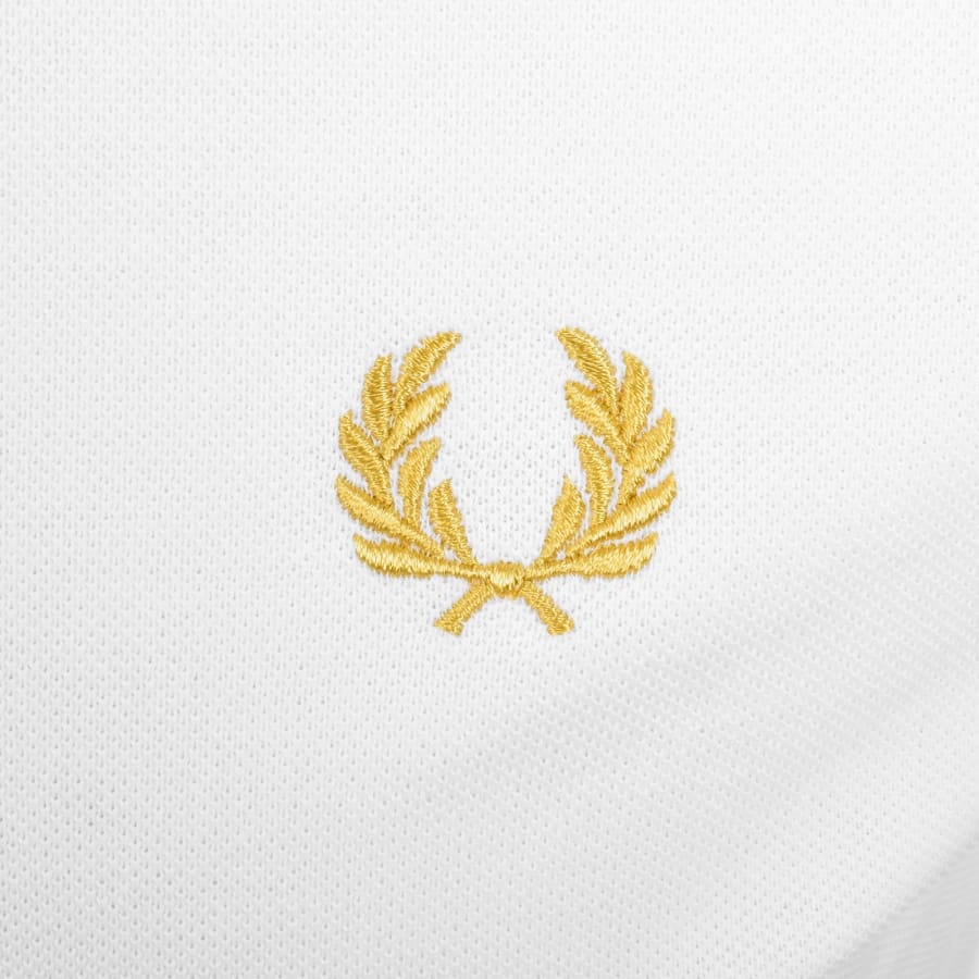 Image number 3 for Fred Perry Twin Tipped Polo T Shirt White