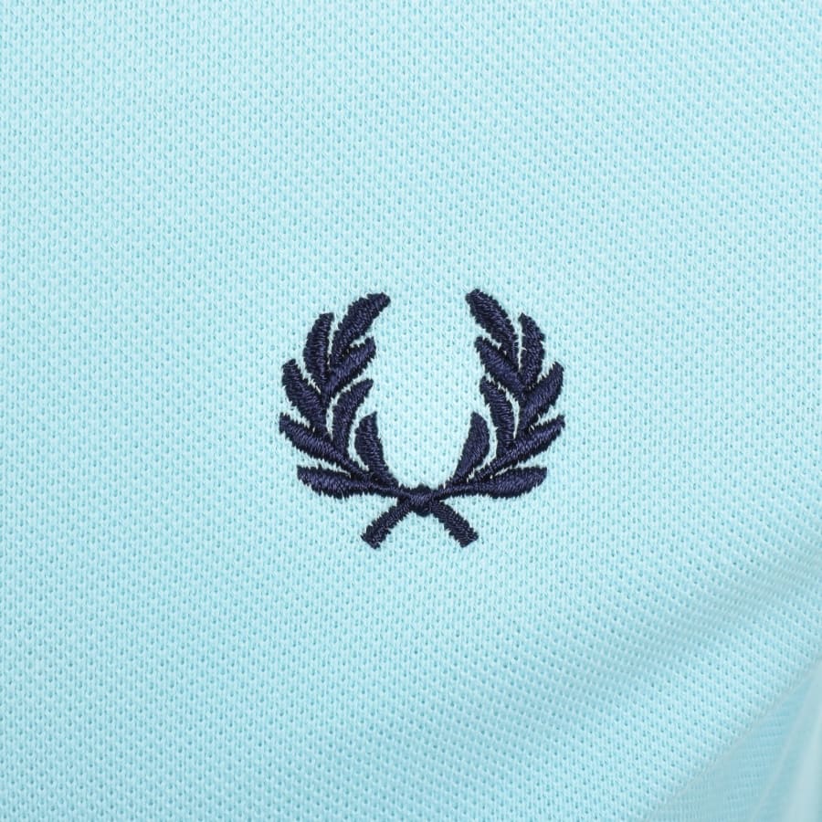 Image number 3 for Fred Perry Twin Tipped Polo T Shirt Blue