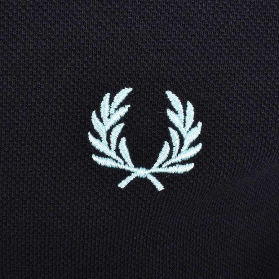 Image number 3 for Fred Perry Twin Tipped Polo T Shirt Navy