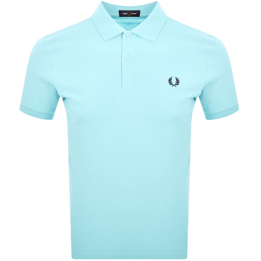 Image number 1 for Fred Perry Polo T Shirt Blue