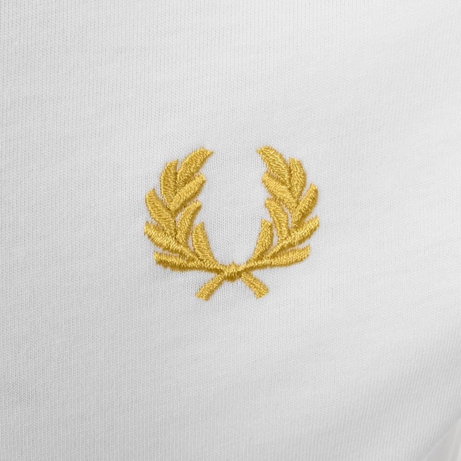 Image number 3 for Fred Perry Twin Tipped Short Sleeved T Shirt White