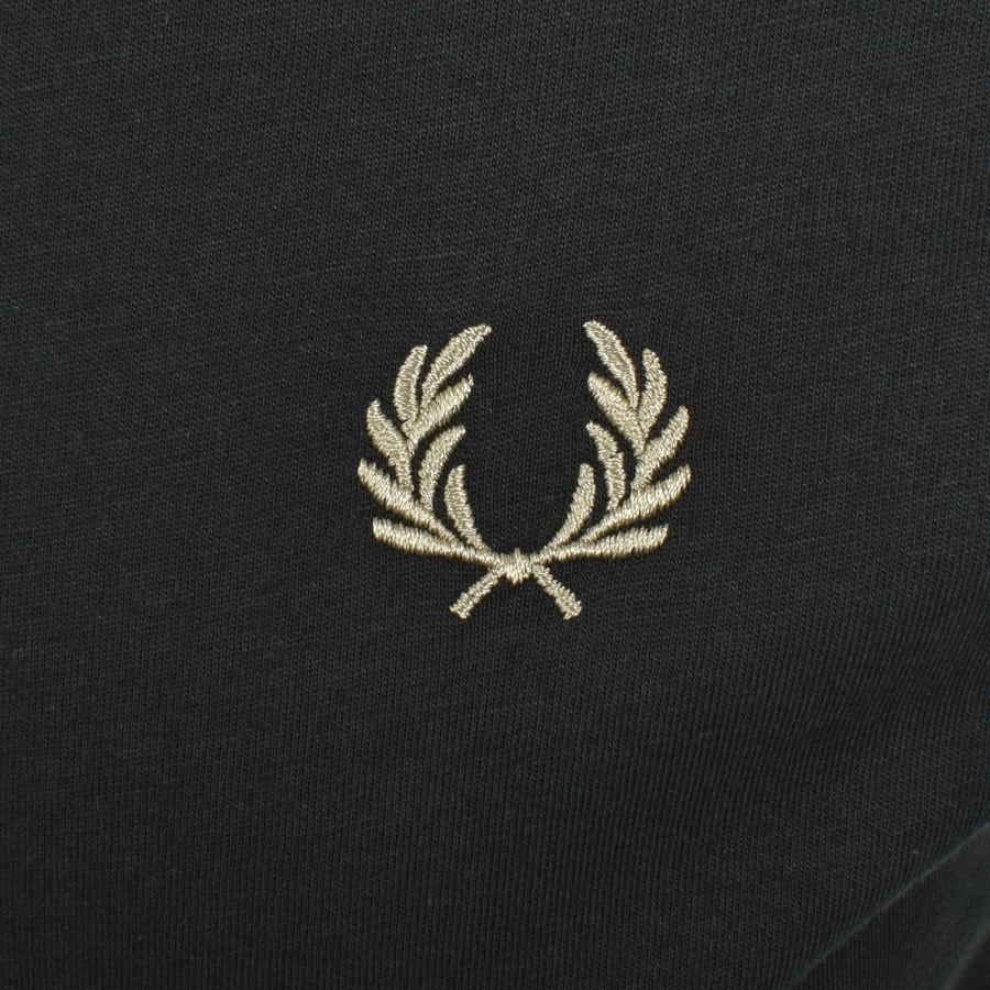 Image number 3 for Fred Perry Twin Tipped Short Sleeved T Shirt Green
