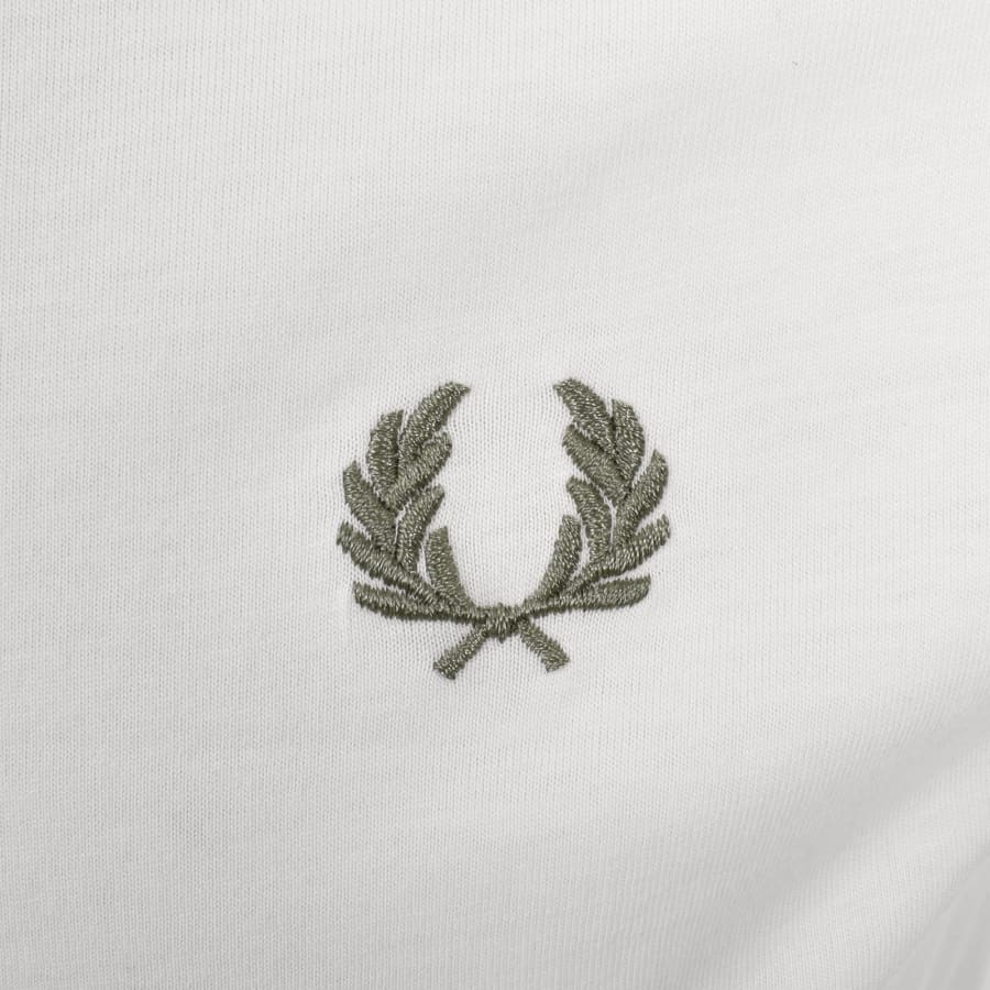 Image number 3 for Fred Perry Two Colour Tape Track Jacket Cream