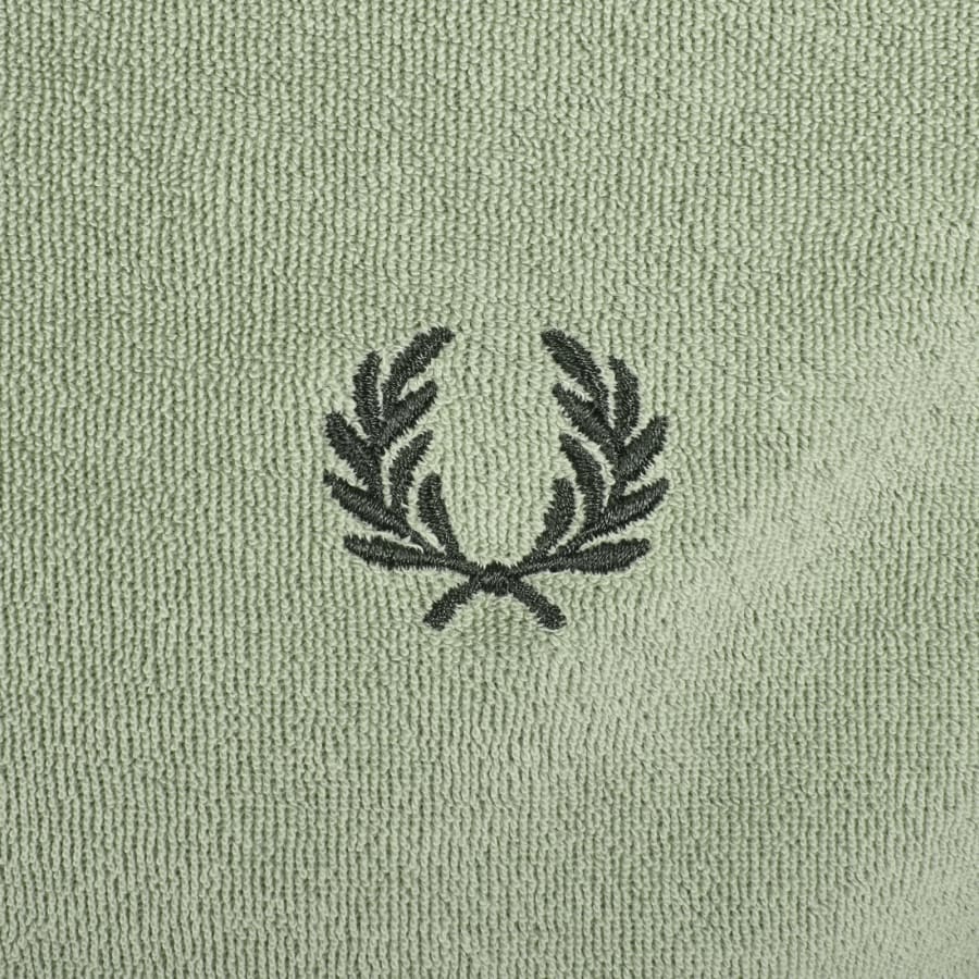 Image number 3 for Fred Perry Open Collar T Shirt Green