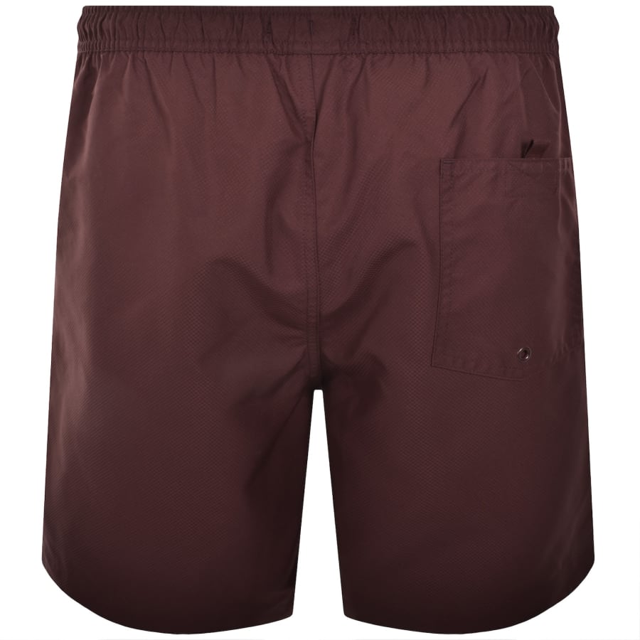 Image number 2 for Fred Perry Classic Swim Shorts Oxblood