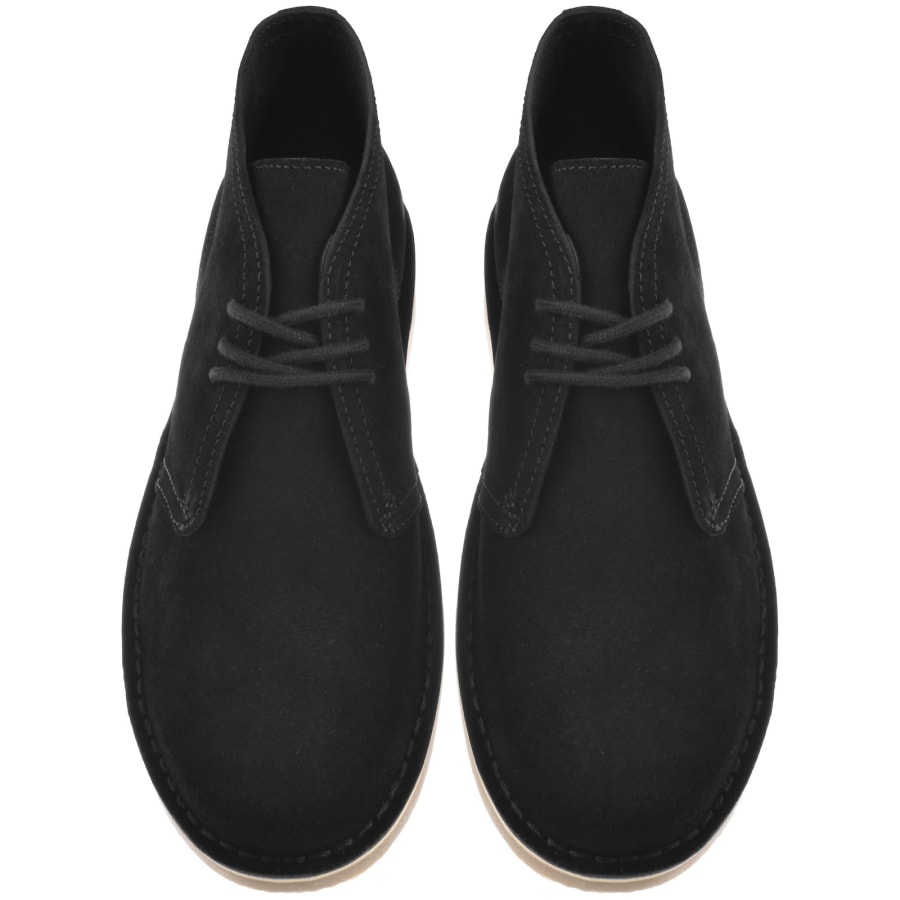 Image number 3 for Fred Perry Hawley Suede Shoes Black