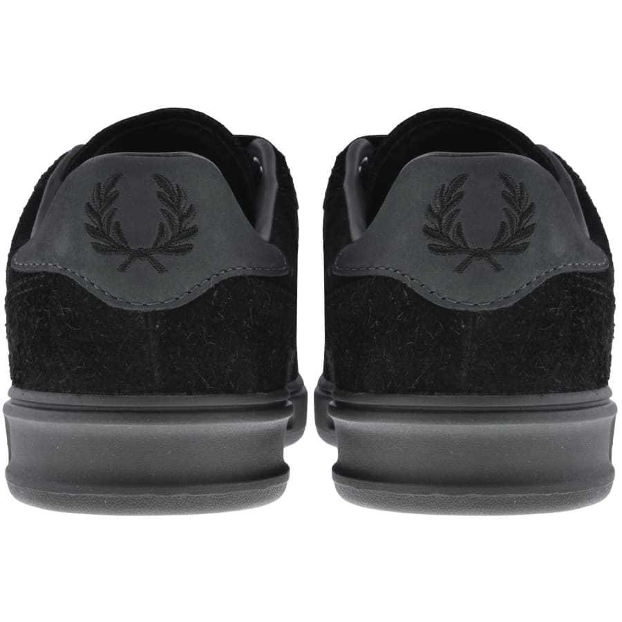 Image number 2 for Fred Perry B4 Suede Trainers Black