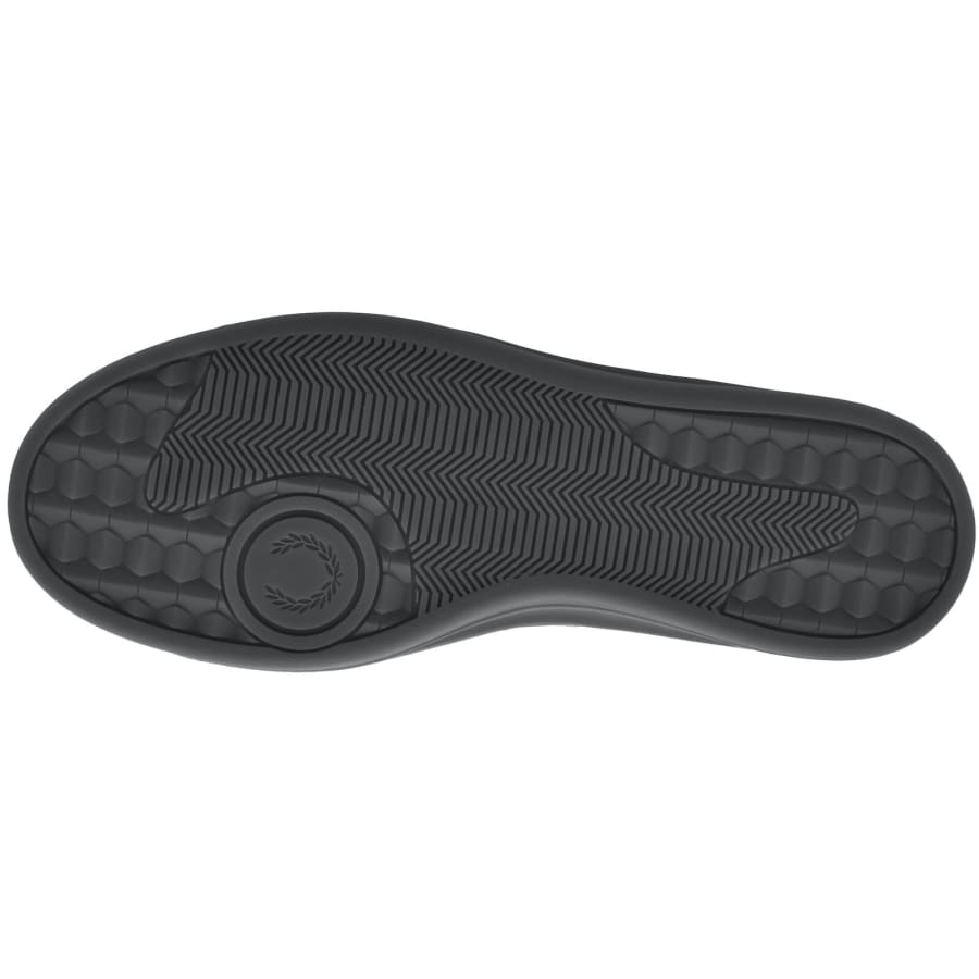 Image number 5 for Fred Perry B4 Suede Trainers Black