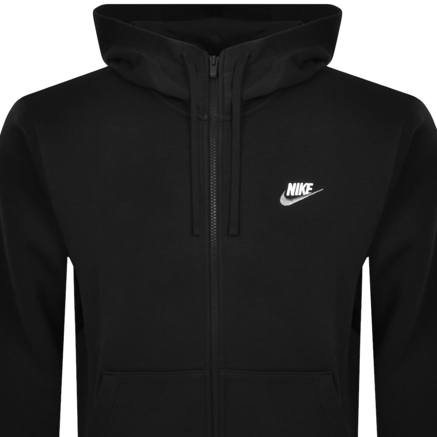 Image number 2 for Nike Full Zip Hoodie Black