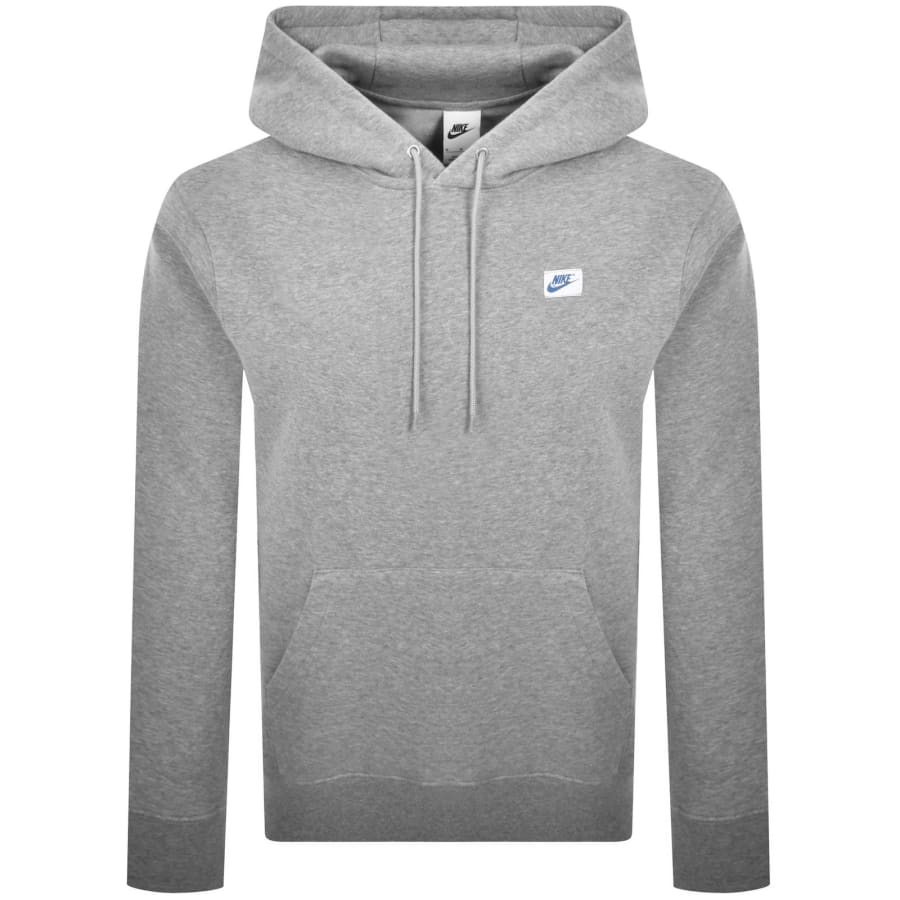 Image number 2 for Nike Dunk Club Hoodie Grey
