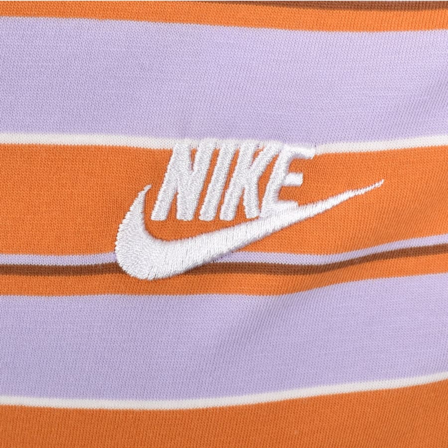Image number 3 for Nike Club Stripe T Shirt Purple