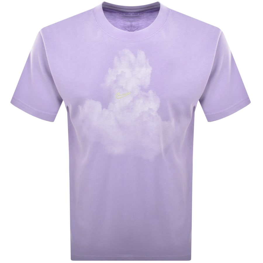 Image number 2 for Nike Max 90 Logo T Shirt Purple