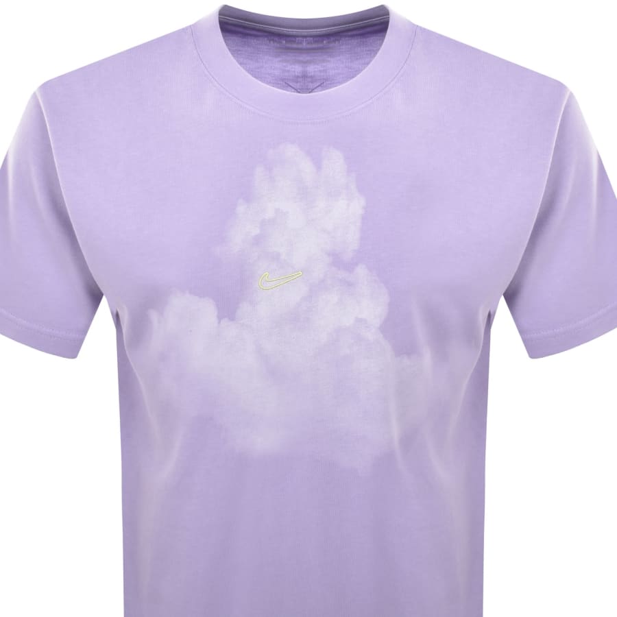 Image number 3 for Nike Max 90 Logo T Shirt Purple
