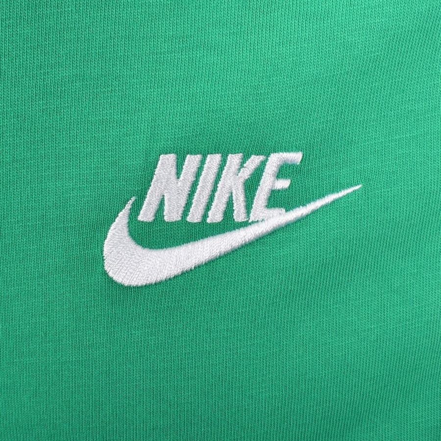 Image number 3 for Nike Crew Neck Club T Shirt Green