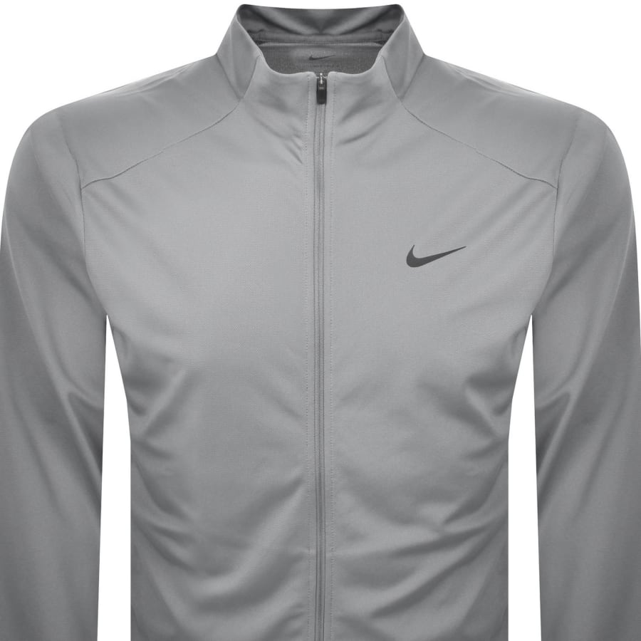 Image number 2 for Nike Training Full Zip Track Top Grey