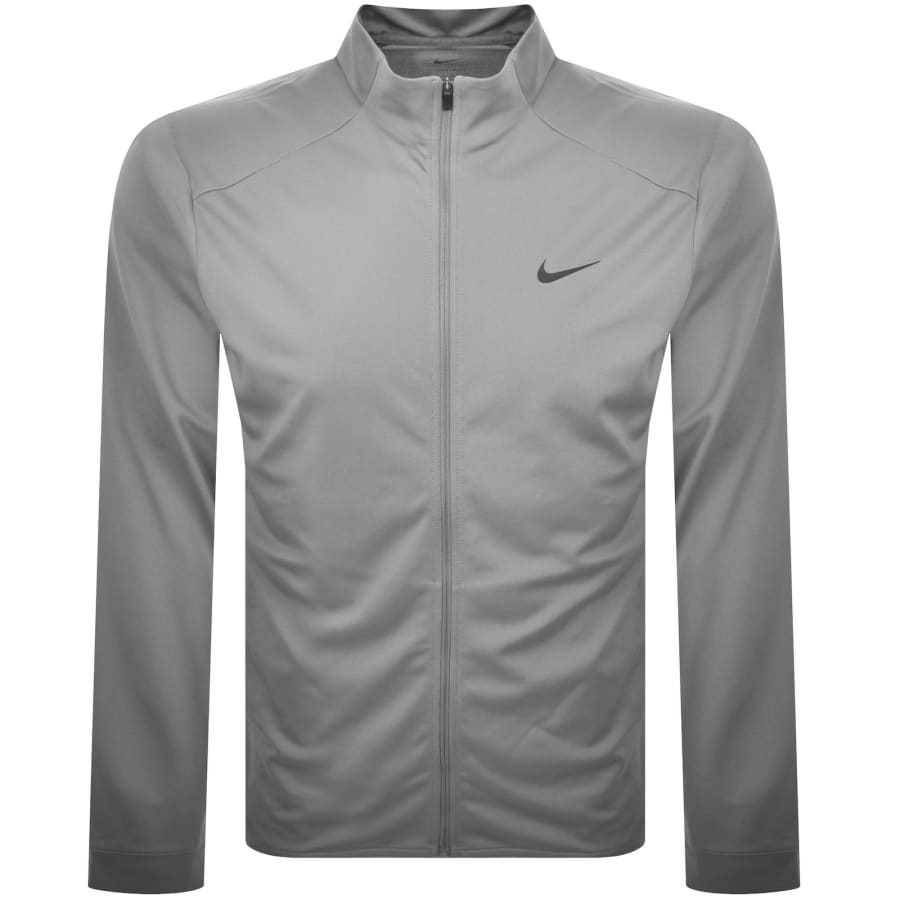 Image number 1 for Nike Training Full Zip Track Top Grey