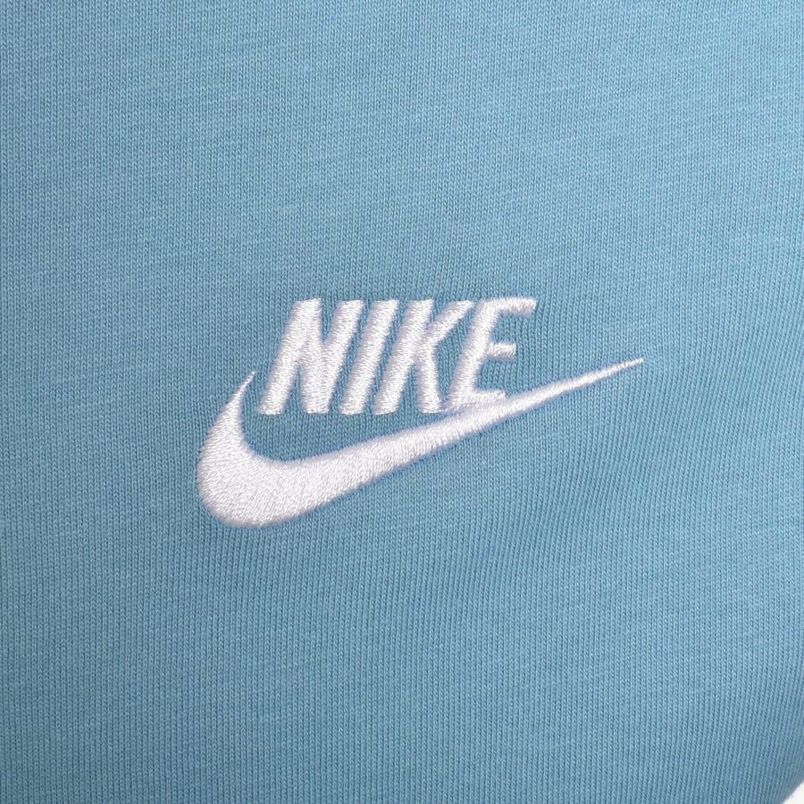 Image number 3 for Nike Crew Neck Club T Shirt Blue