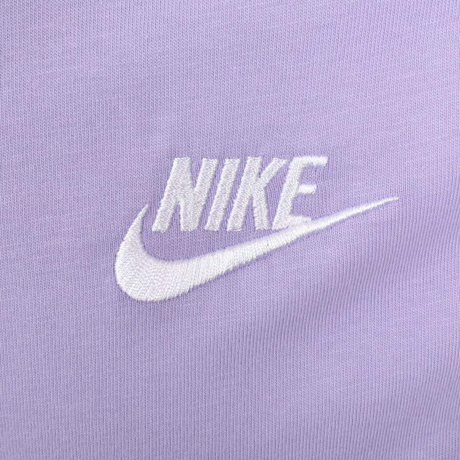 Image number 3 for Nike Crew Neck Club T Shirt Purple