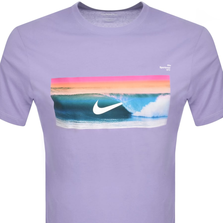 Image number 2 for Nike Sportswear Photo T Shirt Lilac