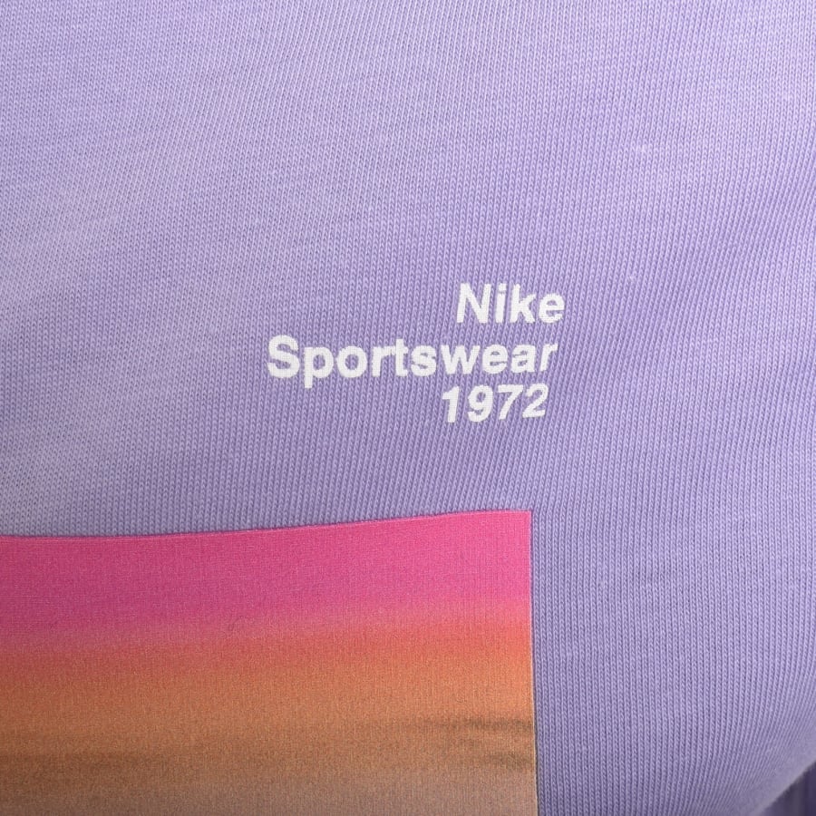Image number 3 for Nike Sportswear Photo T Shirt Lilac