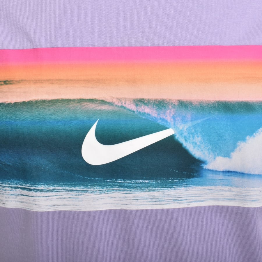 Image number 4 for Nike Sportswear Photo T Shirt Lilac