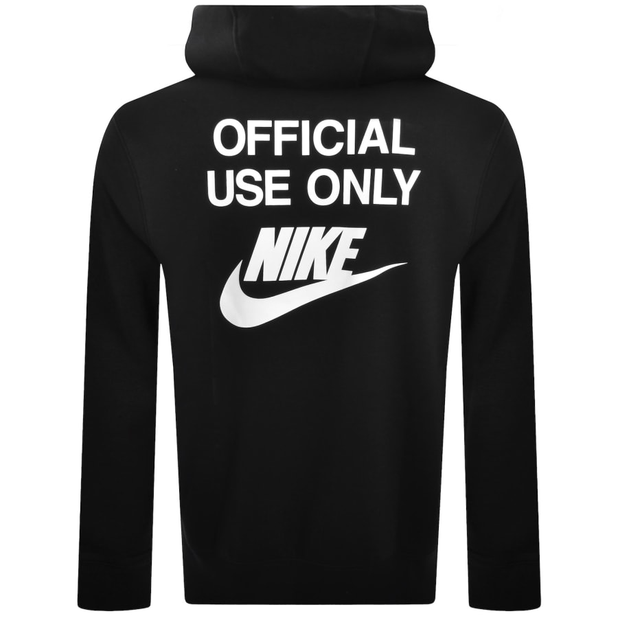 Image number 4 for Nike Official Use Logo Hoodie Black