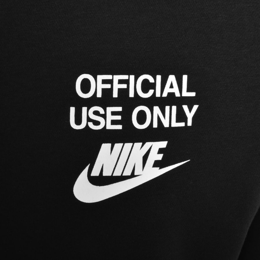 Image number 5 for Nike Official Use Logo Hoodie Black