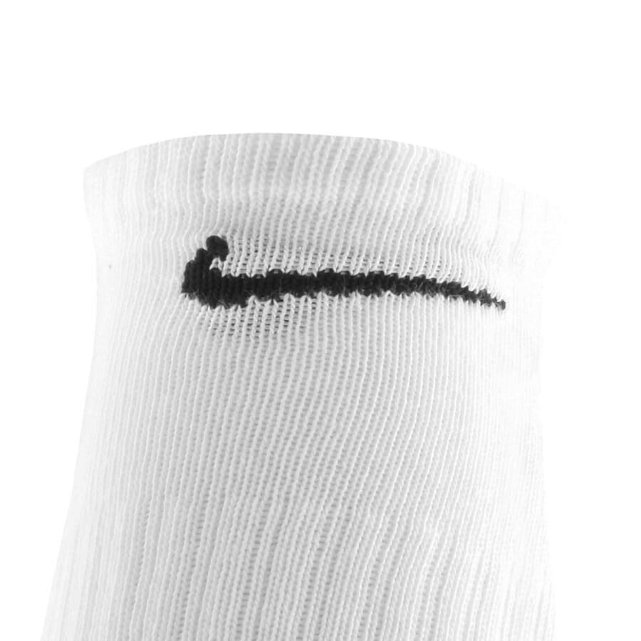 Image number 3 for Nike 6 Pack No Show Trainer Socks White