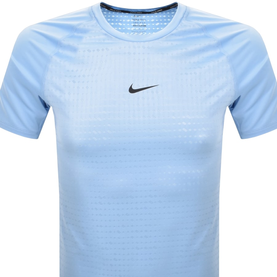 Image number 2 for Nike Pro Dri Fit T Shirt Blue