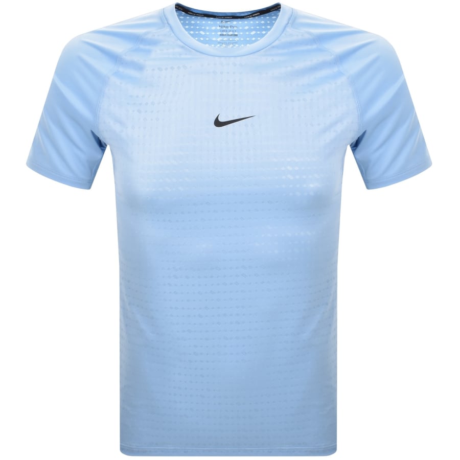 Image number 1 for Nike Pro Dri Fit T Shirt Blue