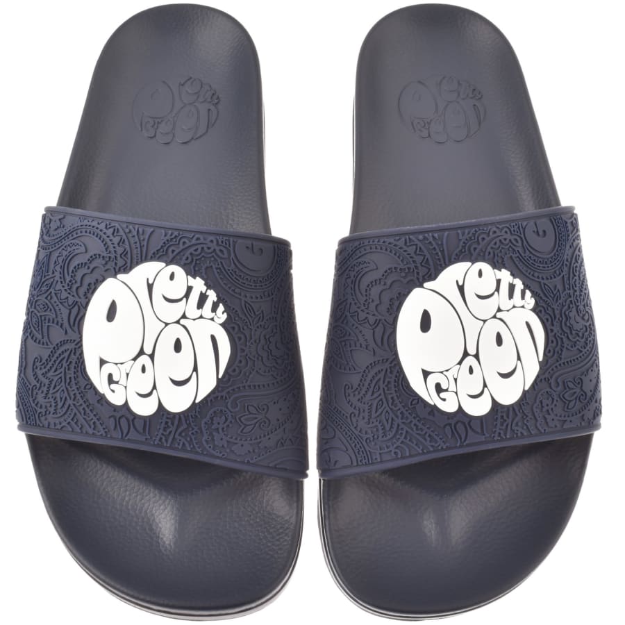 Image number 1 for Pretty Green Okala Sliders Navy