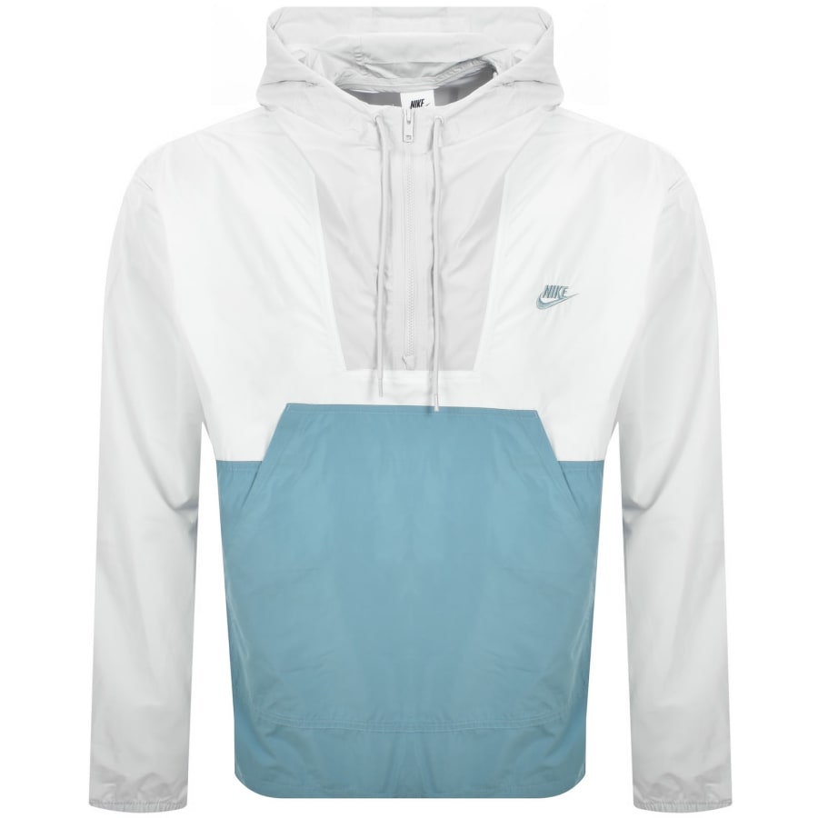 Image number 2 for Nike Club Marina Anorak Jacket White