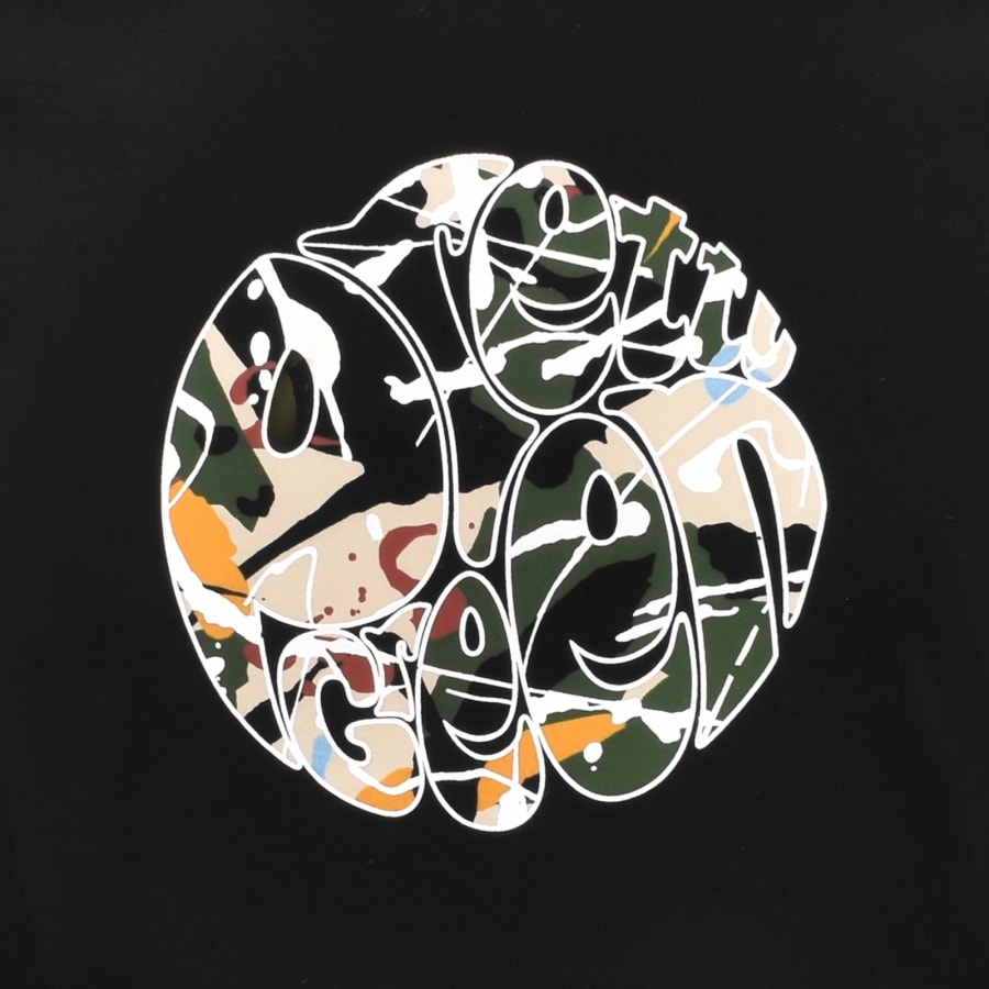 Image number 3 for Pretty Green Convergence Logo T Shirt Black