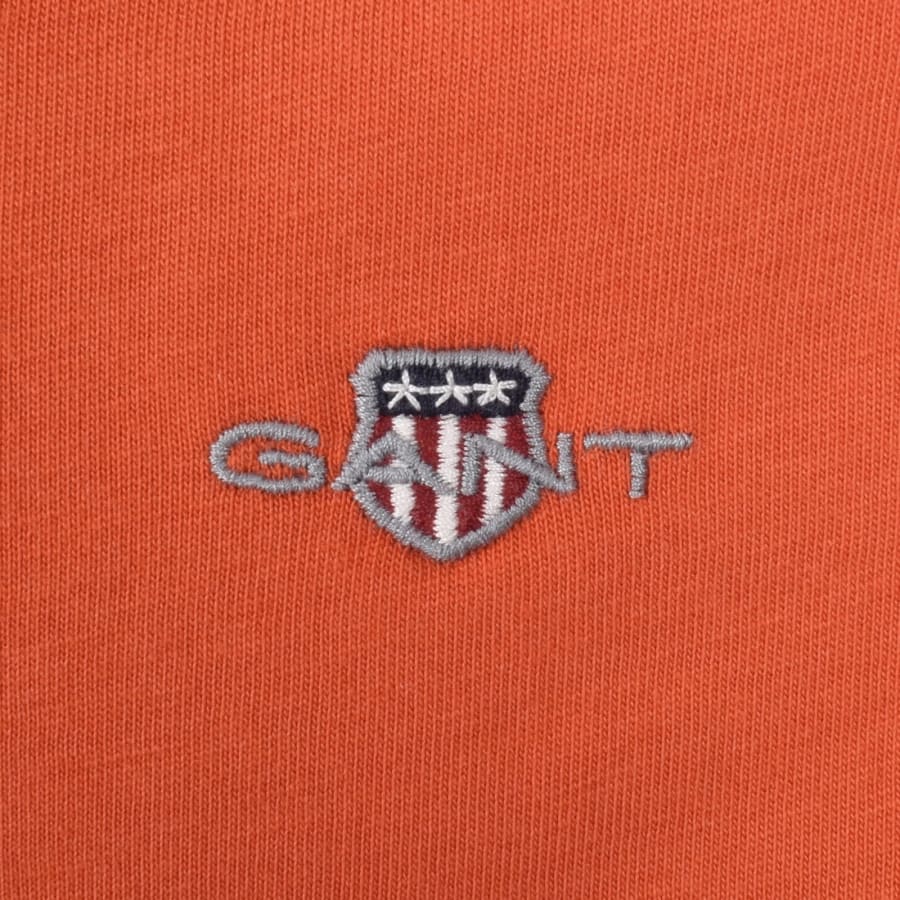 Image number 3 for Gant Regular Fit Shield T Shirt Orange