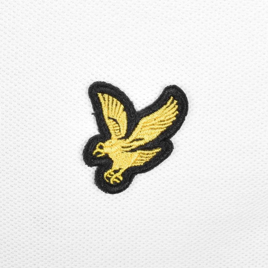 Image number 3 for Lyle And Scott Contrast Collar T Shirt White