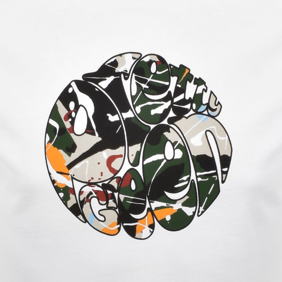 Image number 3 for Pretty Green Convergence Logo T Shirt White