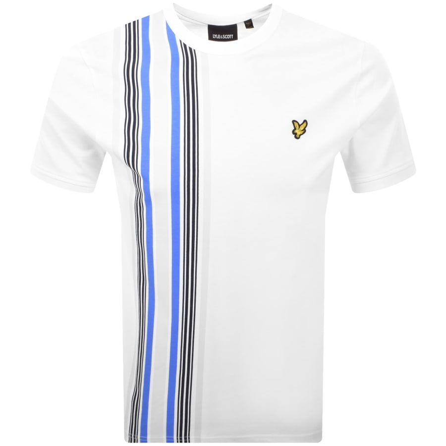 Image number 1 for Lyle And Scott Deck Stripe T Shirt White