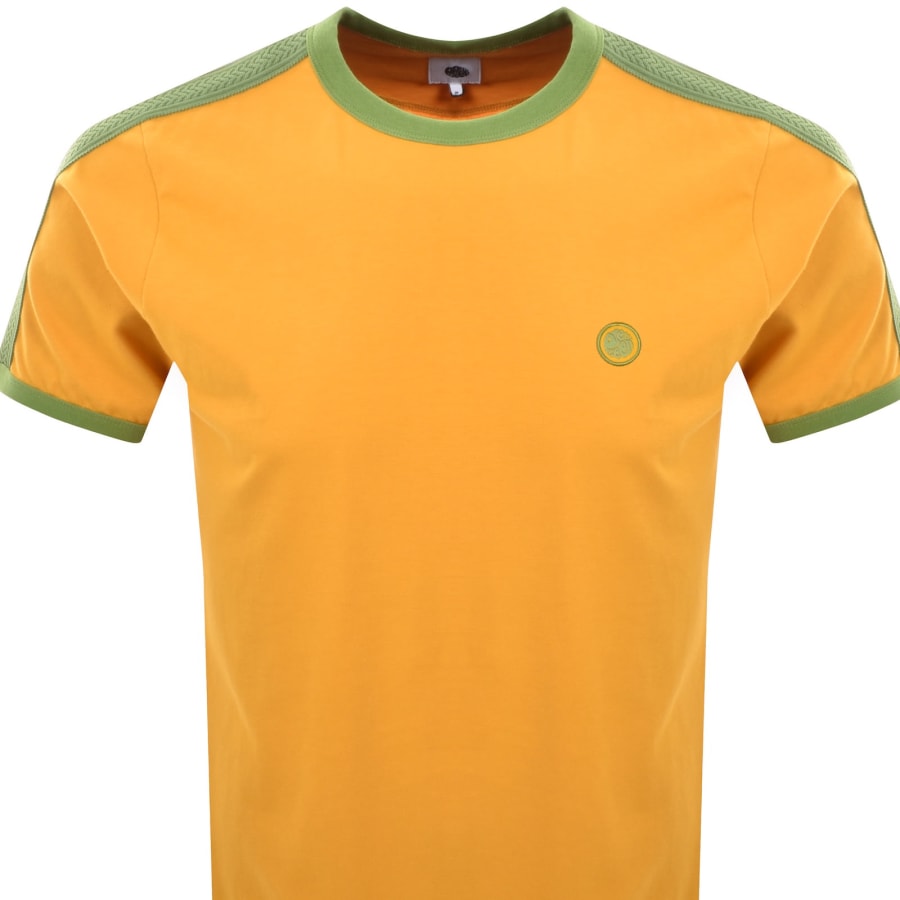Image number 3 for Pretty Green Denton T Shirt Yellow